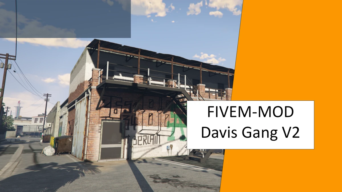 Davis Gang V2 – Fully Open Source FiveM MLO | Enhanced Gang Warehouse & Second Floor Expansion